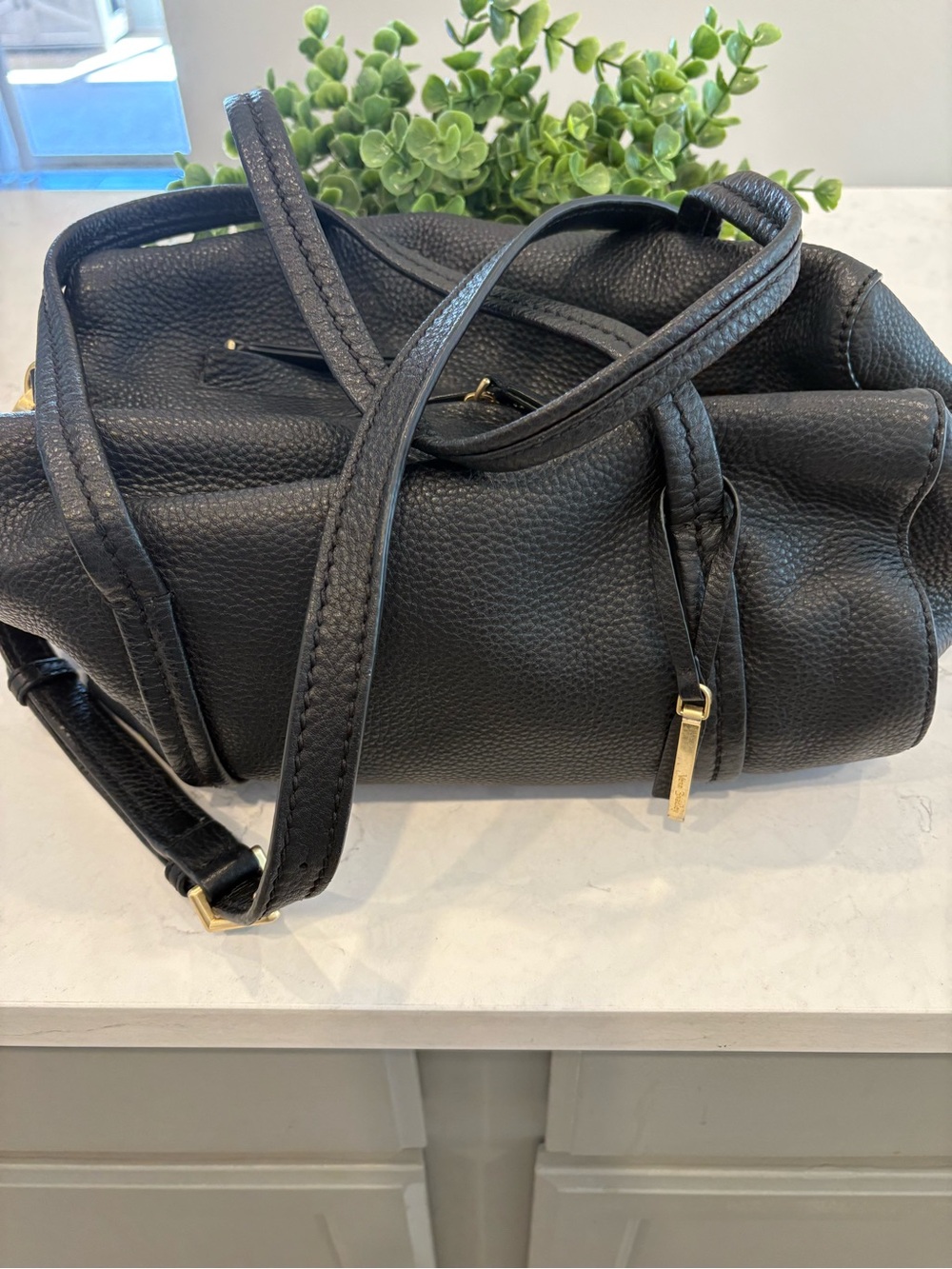 Vera Bradley Black Mallory Satchel